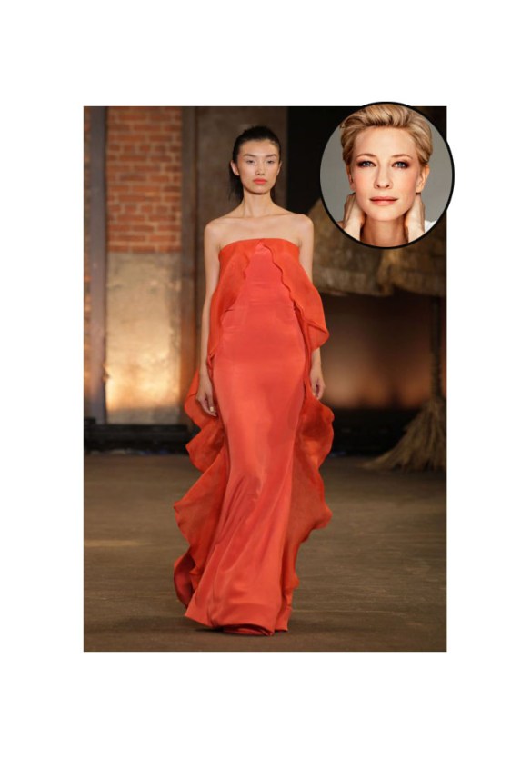 cate blanchett 2014 golden globes dress Cate Blanchett in Armani Priv at the 2014 Golden Globe Awards