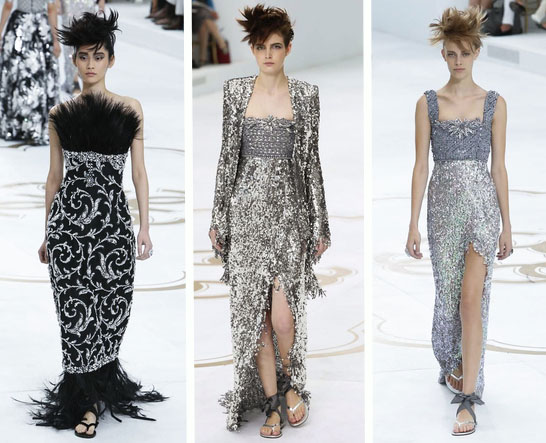 Varied Looks from Chanel Couture F2014