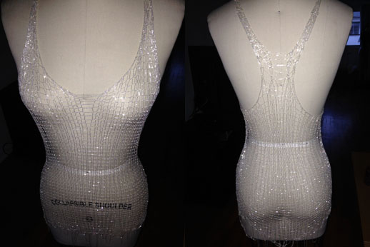 Silver Knit Tank by Natalia Fedner