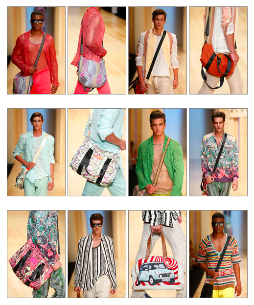 Custo Men SS15 Messenger and Tote Bags