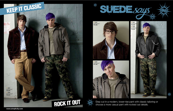 Suede Says Menswear Looks