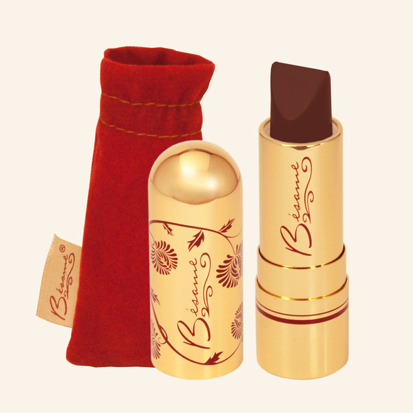 Besame Cosmetics Lipstick in Noir Red